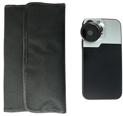 SYSTEM-S ND Filter Set 37 mm Neutral Density with Case and Case for iPhone 13 Pro Max