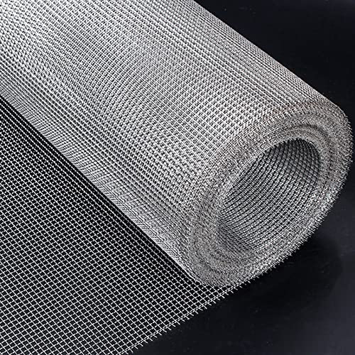 muRzAnsi Woven Wire Mesh Edelstahlgewebe Feinmaschig 40 Mesh,Wühlmausgitter Volierendraht Maschendraht Kaninchendraht Drahtgeflecht Drahtstärke 0,15 mm Hasendraht Balkon (Size : 1x9m)
