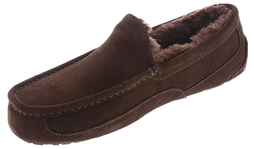 UGG Pantoufles Ascot pour homme, Cacao saupoudré, 49.5 EU