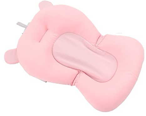 Cojín de asiento para bañera de bebé, Cojín de asiento para bañera de bebé flotante seguro plegable ajustable para recién nacido