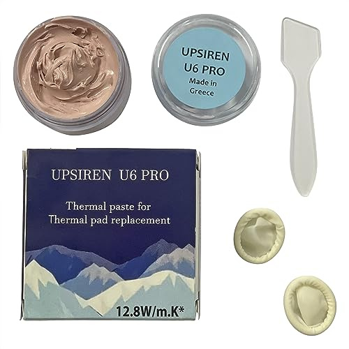 Original UPSIREN U6 PRO 50 g Thermospachtel für VGA-GPU-IC-Prozessor, schnelle Kühlung, Wärmeleitpad, Ersatz für wärmeblockierende Knete, hohe Leistung, CSGR
