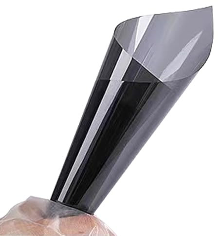 Harlotine Auto Scheibentönungsfolie, Autofenster Tönungsfolie Rolle Sonnenschutzfolie Fenster Innen für Autos Glasfolie Sonnen Blend Sichtschutzfolie 35% VLT 100 x 3000cm