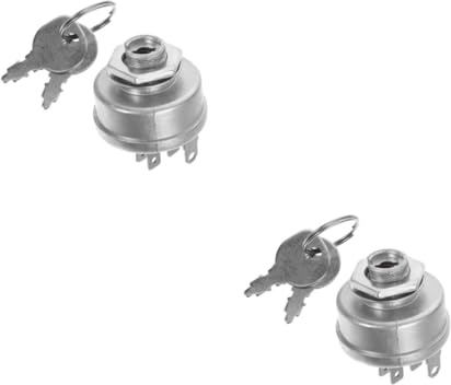 Toyvian 2 Piezas Interruptor de Encendido para Cortacésped Reemplazo para Maquinaria de Jardín Interruptor de Compatible con Cortacéspedes de Motor Instalación