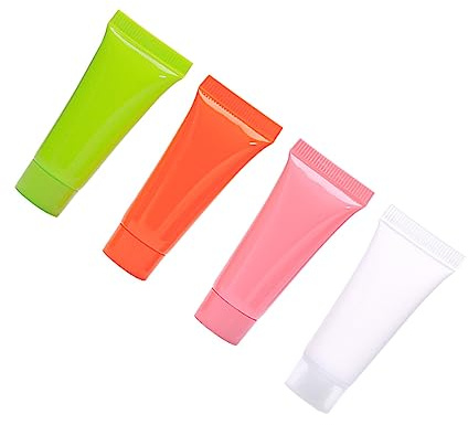 SOIMISS Lot de 20 Flacons de Cosmétiques Rechargeables de 5ml en Pp et Pet, Portables pour Crème Mains, Maison Camping