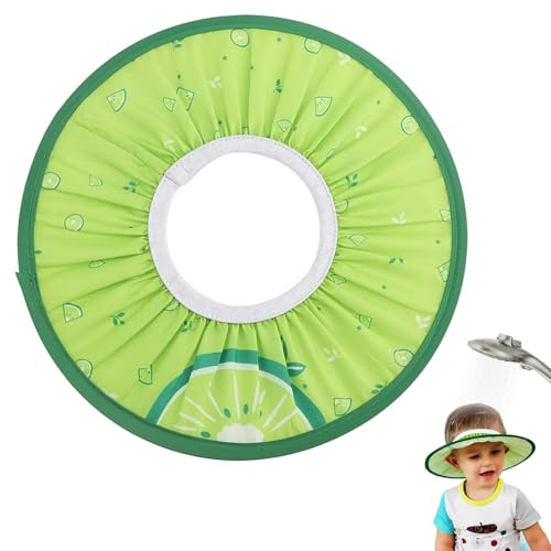 DEFIYEAR Kids Shower Cap Shield, Baby Shower Hat, Shampoo Shield for Kids, Soft Waterproof Shower Cap, Easy Hair Washing Shield for Babies & Adults