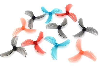 4 coppie universali di eliche a 3 pale da 45 mm canalizzate for droni 1,8 pollici(4pairs 1.5mm pink)