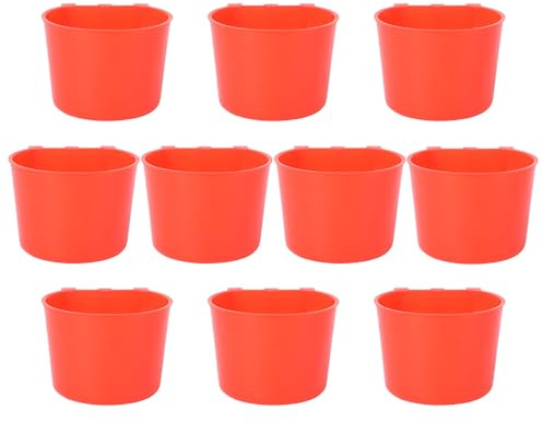 Comedero para Pájaros Diseño Anti-Salpicaduras 10 Piezas