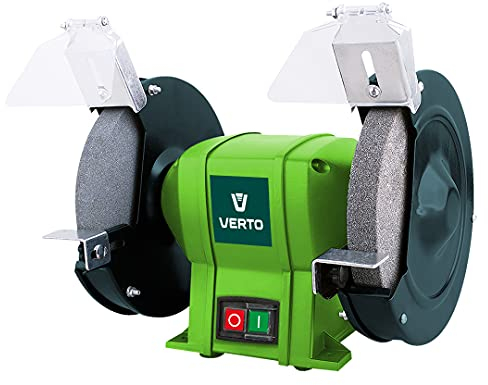 Smerigliatrice Doppia Da Banco Schermi Paraschegge Regolabili. Completa Di Mola Grana Fine E Grana Grossa.