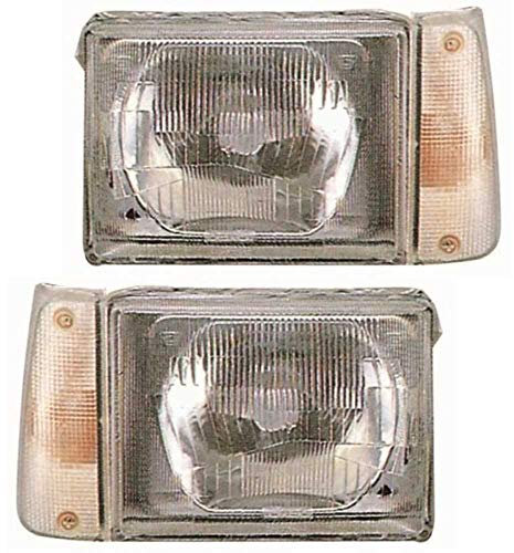 Halogen Scheinwerfer Set links & rechts Hauptscheinwerfer Frontscheinwerfer R2 (Bilux) ohne Glühlampe für Model Panda 141_ 141A_