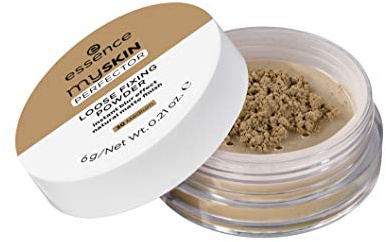 essence | My Skin Perfector Loose Fixing Powder | Instant Blur Effect & Natural Matte Finish | Vegan, Paraben Free, Gluten Free, Oil Free | Cruelty Free (30 | Medium)