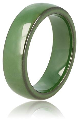 My Bendel - Unzerbrechlicher Keramikring grün 6 mm- Keramikring für Frauen - Ring ist unzerbrechlich und verfärbt sich nicht - Bleibt glänzend und krazt nicht - mit Luxuriösen Geschenkverpackung