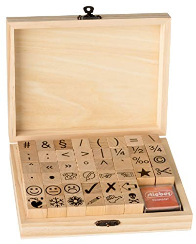 stieber Stempeldruckereien Großbuchstaben, Kleinbuchstaben, Sonderzeichen, Schriftgröße 48pt (Bitte AUSWÄHLEN, einzelne Sets oder gesamter Satz!) (Stempeldruckerei Sonderzeichen)