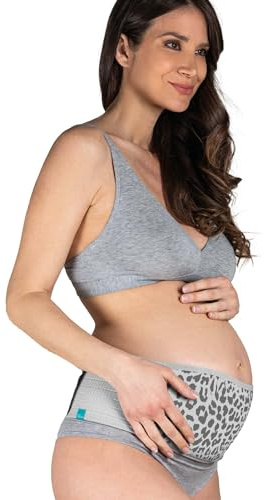 Koala Babycare – Fascia gravidanza sostegno pancia e schiena – Pancera gravidanza per alleviare il dolore e sentirti più leggera - Leopardata