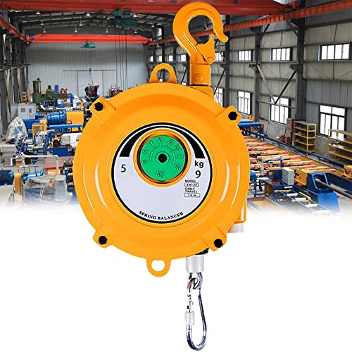 1-3kg/3-5kg/5-9kg Einziehbarer Federzug, Einstellbarer Federzug Balancer mit 1.5m Seilzug und Haken, Spring Balancer - Werkstätten und Kfz-Ausstattung, Multifunktionale Hilfswerkzeuge
