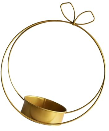 ORFOFE Metallkorb Für Blumenarrangement Blumenkunst-verpackungskorb Aus Eisen Runder Blumenkorb Für Trockenblumen Und Dekoration