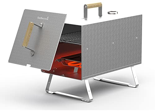 Barbecook Räucherofen elektrisch Otto 2.0 smoker elektrisch zum Warmräuchern, edelstahl, 26x26x47cm