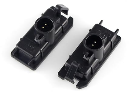 TAMUNI 2 Stück L-E-D Nummernschildlicht, für Jeep Grand Cherokee Kompass Patriot, für FIAT 500 Nordamerika Ver 2013-2021