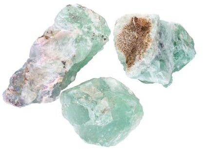 ROCKING GIFTS Fluorita Arco Iris en Bruto Mediana - Piedra Natural, Mineral Terapéutico, Cristal de Sanación, Multiusos para Terapias Alternativas y Decoración, Energía Positiva