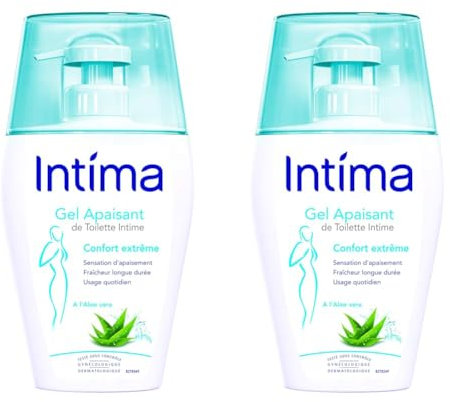 Intima - Gel Intime Femme Apaisant à l'Aloe Vera - 200 ml (Lot de 2)
