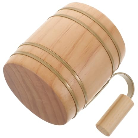TOPBATHY Wooden Cup Stainless Steel Liner Japanese Tea Cups Mug Hot Tea Cold Water for Summer Winter