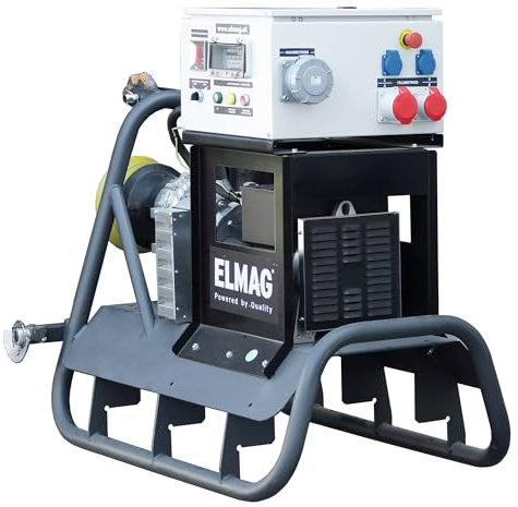 Elmag Zapfwellen-Stromerzeuger SEZN 45WD-AVR-IT/TN 40,5 kVA Generator für Feld- & Hausbetrieb, 2x 230 V & 3x 400 V 1500 UpM Notstromaggregat mit AVR, Isolationsüberwachung & 3-Punkt-Aufhängung