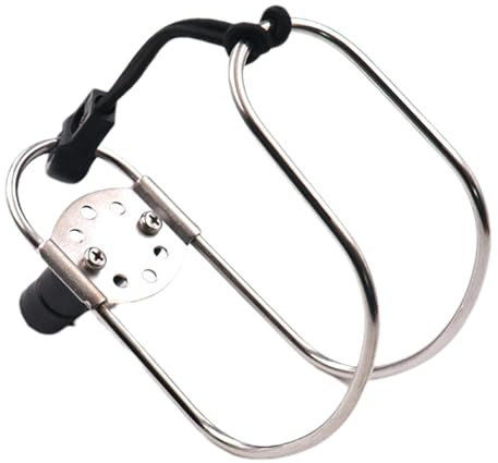 Besreey Support de bouée de sauvetage, support de bouée de sauvetage - Support de bouée de sauvetage réglable en acier inoxydable,Support de bouée de sauvetage résistant à l'usure, support de bouée de