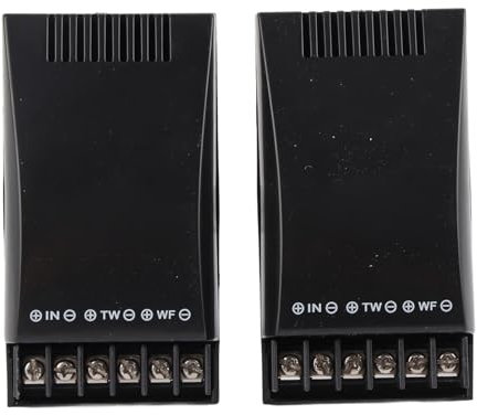 Crossover per Altoparlanti Auto, 2 Pezzi Crossover 2 Vie 100W, ABS Shell Resistente, Uscita 12V per Suono Nitido, Compatibile con Autoradio, Upgrade Audio Auto, Installazione Facile