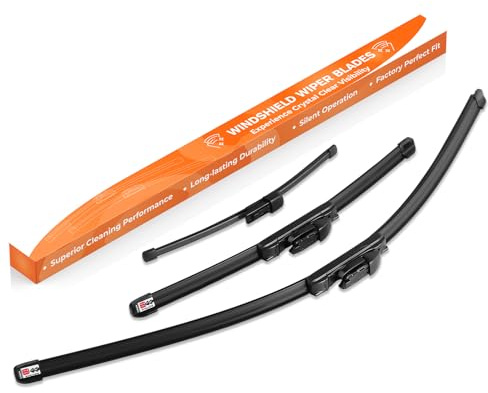 GEARMONSTER Scheibenwischer Vorne & Hinten Satz Autoscheibenwischer Wischerblätter-Set für VW Golf Sportsvan ab 2014 (3er Set: 700mm/400mm/275mm)