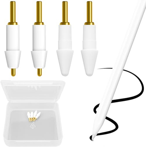 4 STK Ersatzspitzen Kompatibel für Xiaomi Pad 6 11 Zoll Stylus Tip, Ersatzspitze, Berühren Tips Nibs, Stylus Tip Kompatibel, für Xiaomi Pad 6 11 Zoll Stylus Tip, Kontrolle, Bildschirmfreundlich