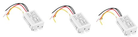 DIYEAH 3 piezas Interruptor Digital Canales para Lámpara LED y Fluorescente Controlador de Luz Inalámbrico Fácil Instalación Compatible con Lámparas Modernas Consumo
