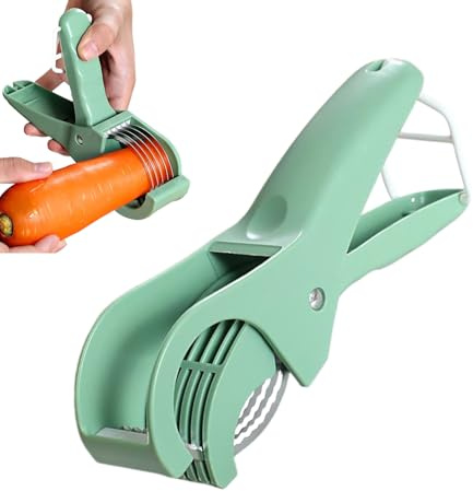 Ratpzou Affettatrice Manuale | Affettaverdure in Acciaio Inossidabile,Utensili Multifunzionali Da Cucina Riutilizzabili Portatili Per Taglio E Preparazione Dei Pasti Per Casa Picnic Campeggio