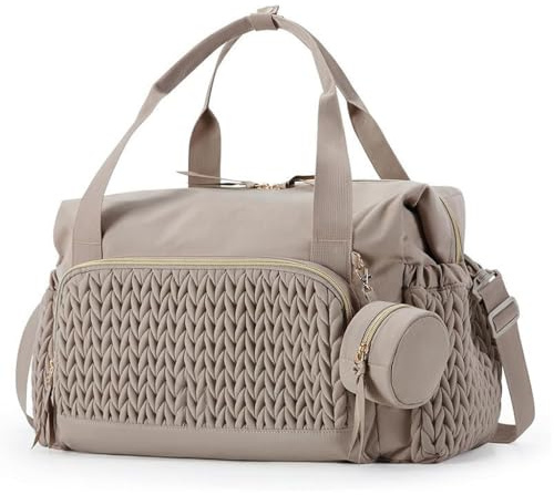 BRONG Baby-Wickeltasche mit großem Fassungsvermögen, multifunktional, mit Wickelunterlage, wasserdicht, für Reisen, Strand