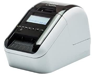 Brother QL-820NWB Label Printer with Wi-Fi, USB 2.1, LCD Display, Automatic Cutting and Black and Red Printing