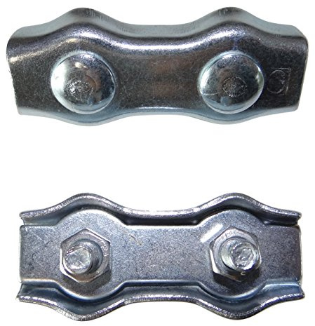 MultiBros 25 conectores trenzados de 6 mm, acero galvanizado para una conexión eléctrica segura, valla de pasto, cables de alambre y cordones, alta fuerza de tracción y duradero