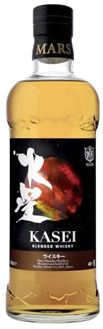 MARS - Kasei - Blended Whisky- 40% Alcool - Origine: Japon/Honshu - Notes de Fleurs Blanches & Fruits Noirs - 70 cl