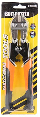 Mini-Bolt Cutter, 8inch Heavy Duty Mini-Bolt Cutters Alicates de corte de cable de alambre Herramienta de corte de cizalla, para cortar pernos, cadena, varilla roscada, alambre y etc.