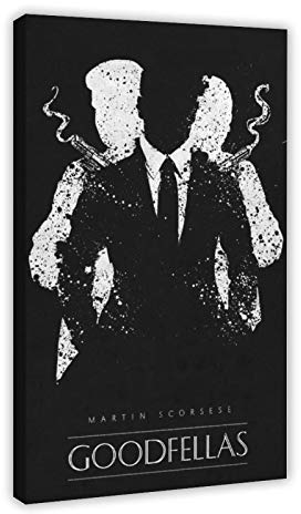 Filmposter Goodfellas 3, Leinwand, Schlafzimmer, Dekoration, Sport, Landschaft, Büro, Raumdekoration, Geschenk, 40 × 60 cm, Rahmen style1
