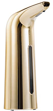 NICHANGHUA 400ML Automatic Soap Dispenser Hands-Free Non-Contact Disinfectant Bathroom Dispenser Sensor Kitchen Liquid Soap Dispenser (Color : Gold Plating)
