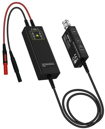 Sonde Différentielle Haute Tension D'atténuation 150MHz 700V 20X 200X, Accessoire de Sonde D'oscilloscope pour les Tests (Prise UE 100‑240 V)