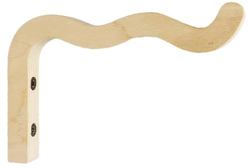 Duroecsain Support Crochet Plant-e Suspendues, en Bois, Suspensions Murales Plant-e Robustes Elégants pour Décor Balcon Jardin, Pot de Fleur, Corde Légère