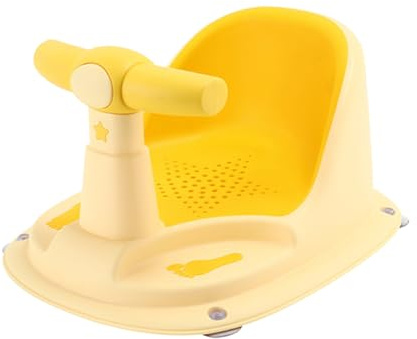 ANDRESLAD Ergonomischer Kleinkind Badewannenstuhl mit Rutschfester Pp und Tpe Basis Stabiler Konstruktion und Spielerischem Design für Sicheres Baden im Bad