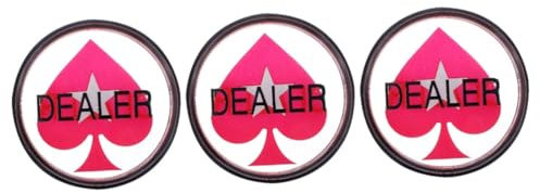 ibasenice 3stücke Poker Chip Dealer Button Acryl Doppelseitiger Spielchip Für Pokerabende Einfache Handhabung Langlebig Und Praktisch Spielhilfe Für -Fans