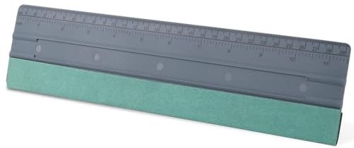 Filzrakel, Vinylrakel mit Maßstab Autofolierung Rakel Fenstertönungsschaber zum Autotapetenfolieren zum Glätten von Fenstertönungsfolien (Groß)