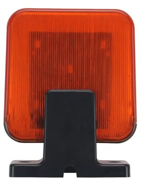 Yctze LED-blinkende Warnleuchte für Garagentor, Wand Montierte Alarm Lampe mit ABS-Materialien, 1Hz Blinkfrequenz, Schutzstufe IP54, Orange