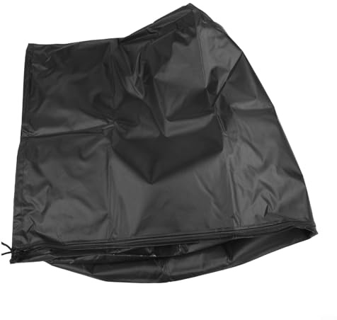 1 copertura per pneumatici in tessuto Oxford 420D per 4 pneumatici, impilata, facile manutenzione e design salvaspazio (nero, 73 x 110 cm)