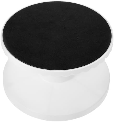 TOYANDONA Supporto Girevole per Torte Regolabile e Inclinabile Piatto Girevole Antiscivolo per Decorazioni Precise Alzata Rotonda Stabile per Pasticceria e Decorazione Dolci