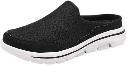 Vandringsskor för män, nättofflor, stigbygel, lata skor, stor storlek, slip-skor, lätta, ventilerande promenadskor, män, 40 skor, diabetiker, sneakers, lediga utomhusskor