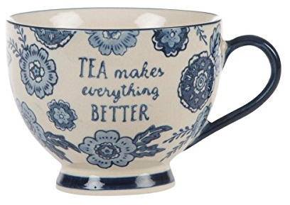 Sass & Belle Blue Willow Floral Mug