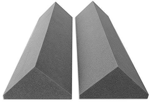 platino24 Bass-Trap Eck- und Breitbandabsorber 2-teilig – 1m – Anthrazit