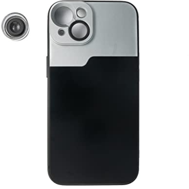 SYSTEM-S Lentille Macro 30x Microscope avec étui Noir pour iPhone 13